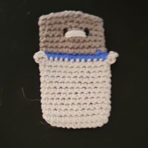 Small Crochet Pigeon Pouch
